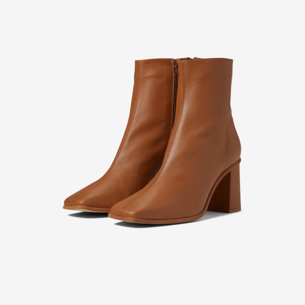 Free People brown leather booties